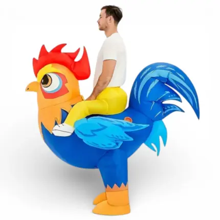 inflatable rooster costume